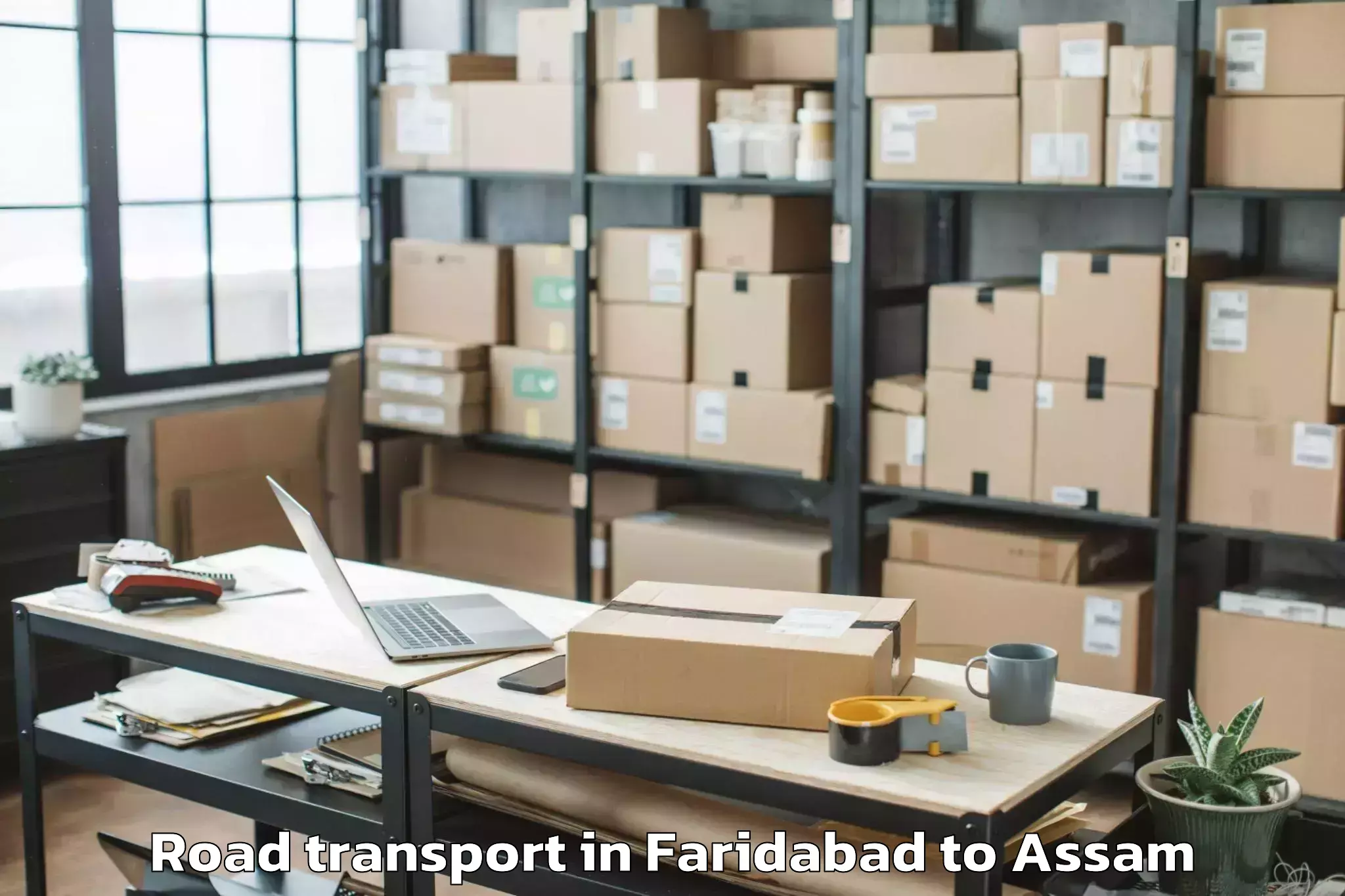 Leading Faridabad to Patharighat Road Transport Provider